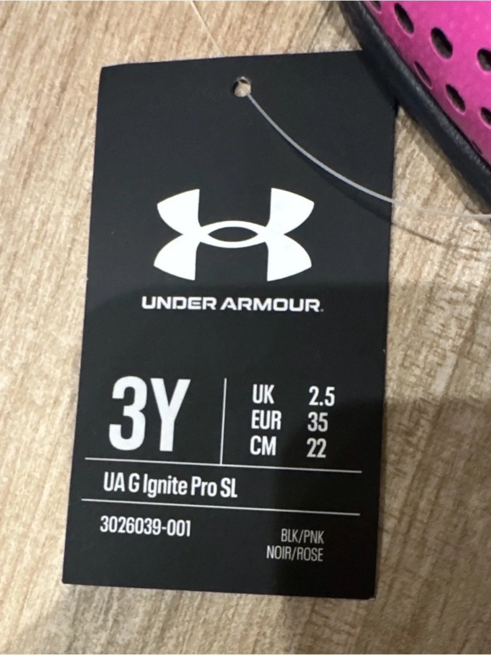 Under Armour youth slide